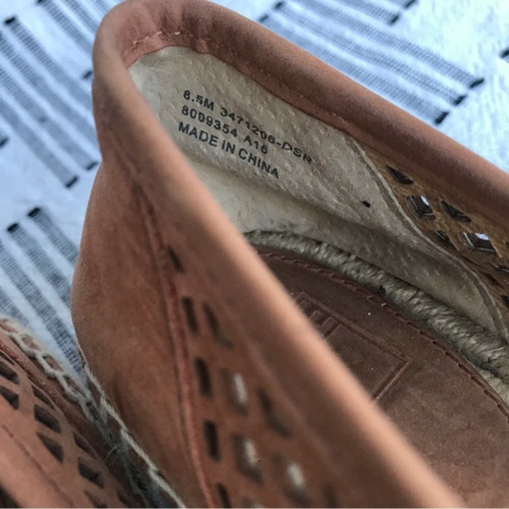 FRYE // Lee A Line Perf Espadrille Flat Mocassin Size 8.5 - Picture 11 of 11